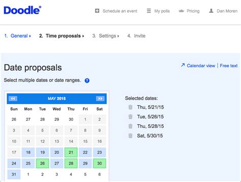 doodle time slots|How to use Doodle to schedule meetings with supervisors and.